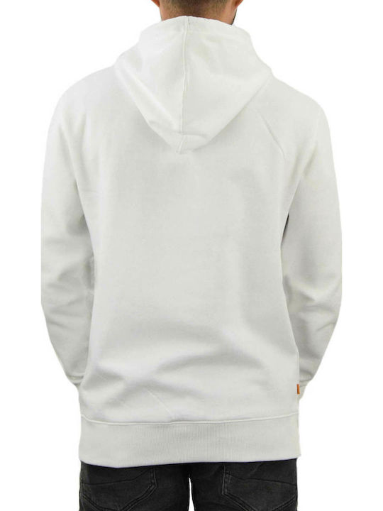 Sweatshirt with Hood White