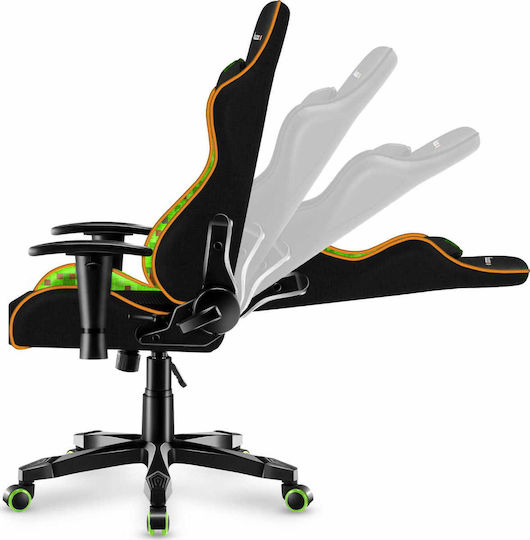 Huzaro Ranger 6.0 Child Pixel Mesh Artificial Leather Gaming Chair with Adjustable Arms Black/Green