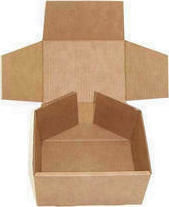 Makarigakis Pack Χαρτοκιβώτιo Συσκευασίας 3 Φύλλων Π17.5 x Β12.5 x Υ8εκ. 10τμχ