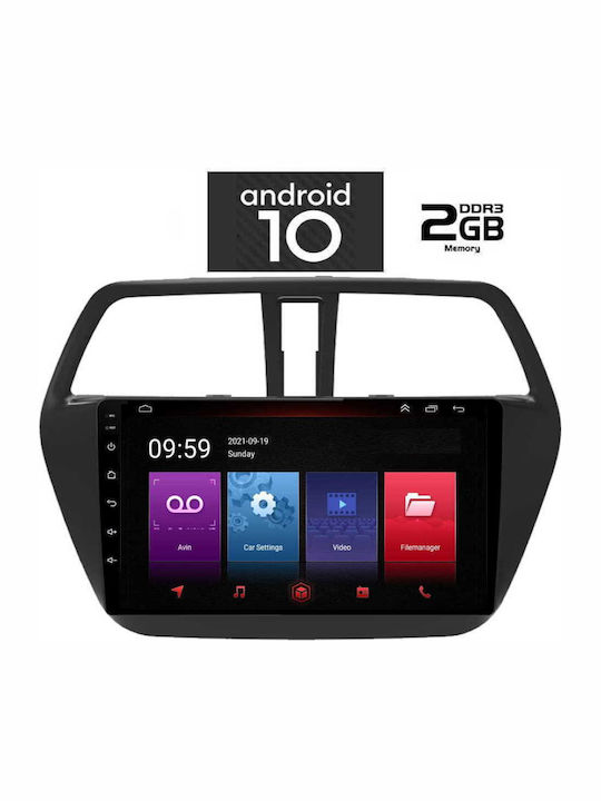 Digital IQ Car Audio System for Suzuki SX4 S-Cross / SX4 2014> (Bluetooth/USB/AUX/WiFi/GPS) with Touch Screen 9" IQ-AN X4939_GPS