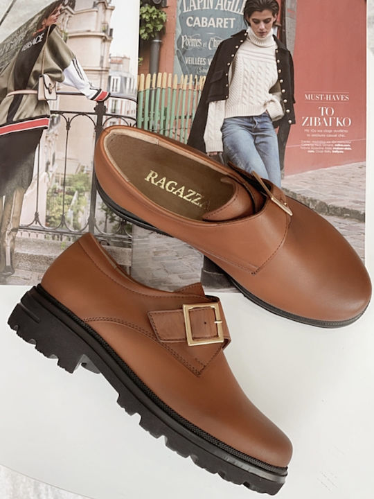Women's Oxford Shoes Tabac Brown