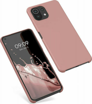 KWmobile Rubber Silicone Back Cover Rose Tan (Mi 11 Lite / 11 Lite 5G / 11 Lite 5G NE)