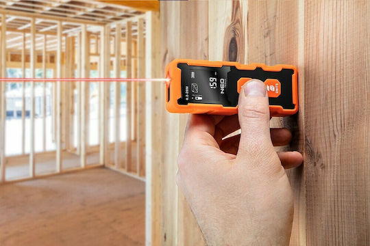 Neo Tools Laser Entfernungsmesser 75-202 mit einer Messreichweite von bis zu 20m