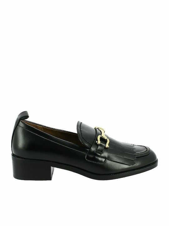 IQ Shoes 107.M1651 Γυναικεία Μοκασίνια σε Μαύρο Χρώμα