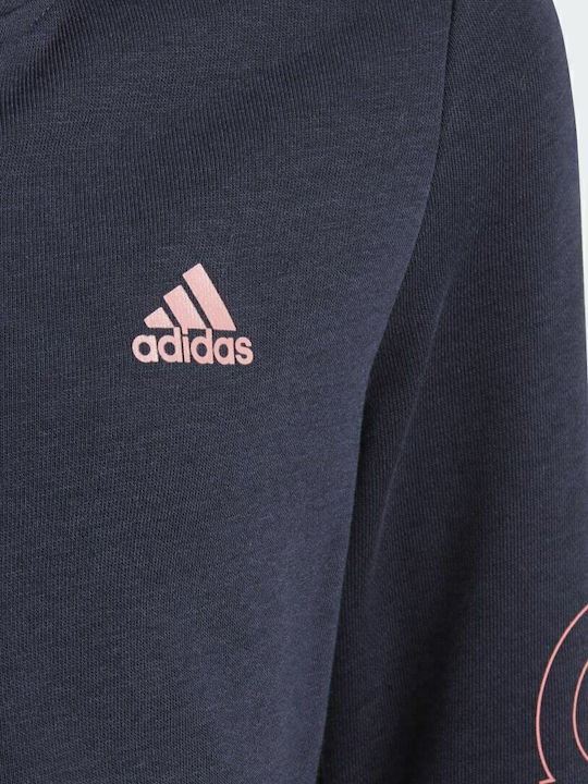 Bluze și Hanorace Pentru Copii Cardigan Cu Glugă și Buzunare Albastre Essentials