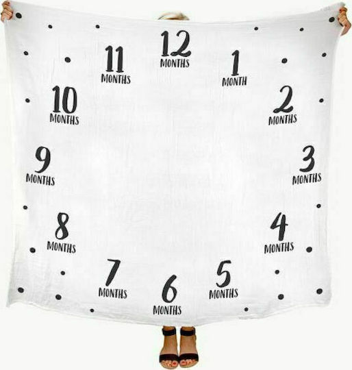 Pearhead Baby Photography Blanket Watch Me Grow for Girl