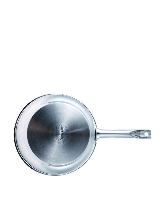 Bergner Gourmet Pan made of Stainless Steel with Non-Stick Coating 24cm
