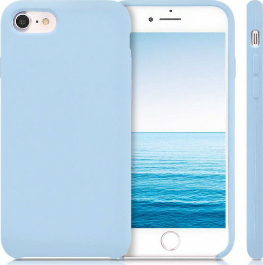 KWmobile Rubber TPU Back Cover Silicon Albastru (iPhone SE 2022/2020/8/7) 40225.177