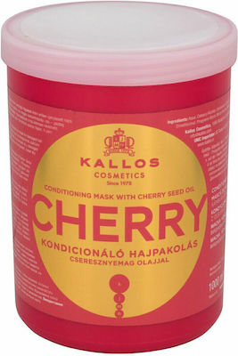 Kallos Kjmn Cherry Seed Oil Haarmaske für Reparatur 1000ml