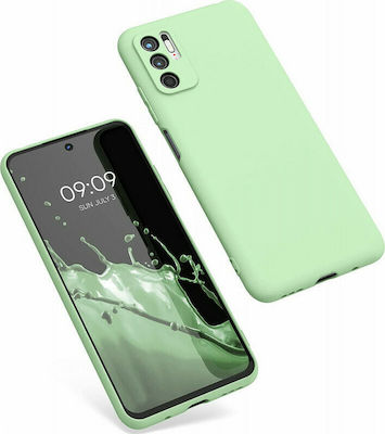 KWmobile Задна корица Силикон Matte Mint Green (Redmi Note 10 5G / Poco M3 Pro) 54947.50