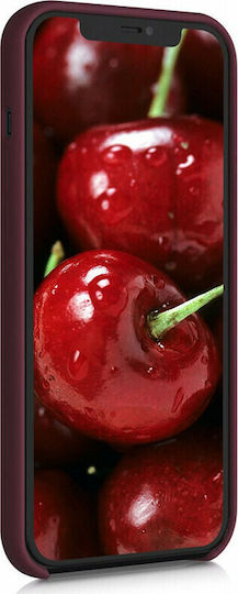 KWmobile Rubber TPU Back Cover Silicone Tawny Red (iPhone 12 Pro Max)