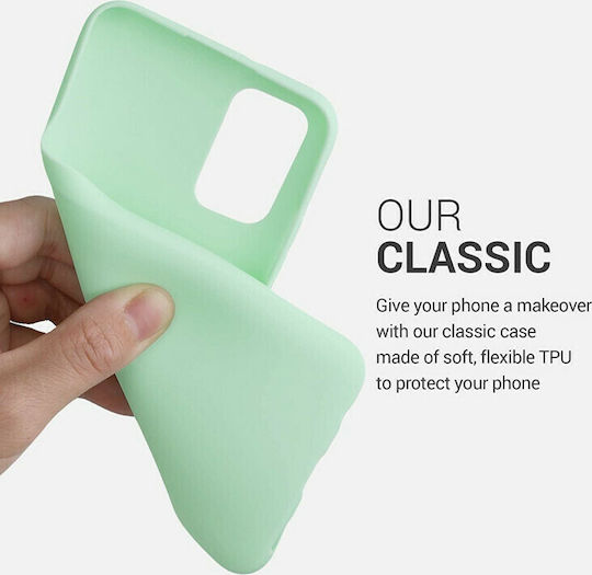 KWmobile Back Cover Silicone Mint Green Matt (Galaxy A02s)