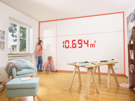 Bosch Laser Entfernungsmesser Zamo III Set mit einer Messreichweite von bis zu 20m