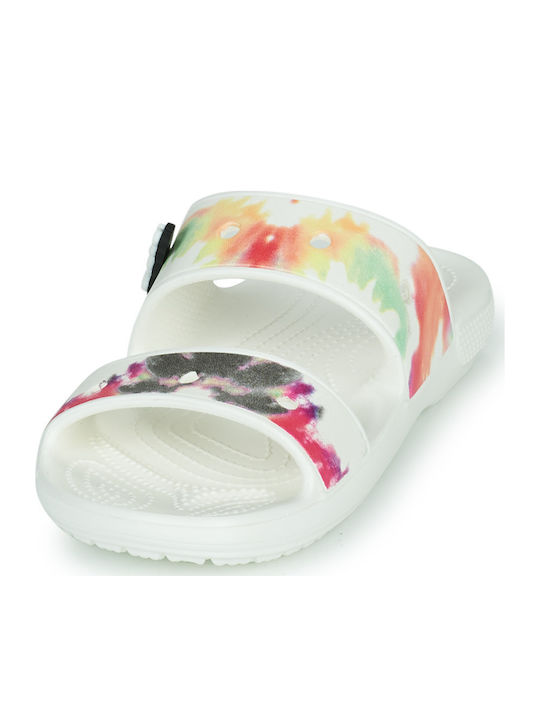 Classic Tiedye Women's Flat Sandals in Black Color