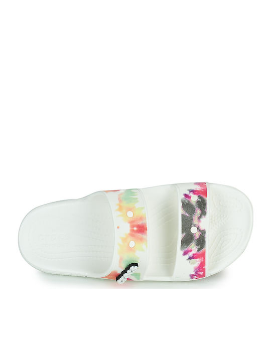 Classic Tiedye Women's Flat Sandals in Black Color