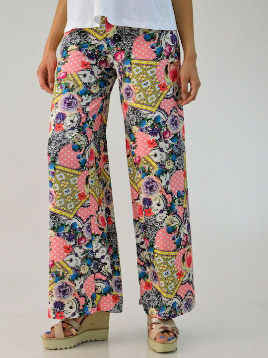 Printed pants Pink 2169