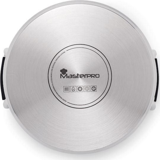 MasterPro Smart Βαθιά Ανοξείδωτη Κατσαρόλα 12.9lt / 28cm