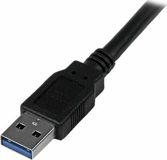 StarTech USB 3.0 Cable USB-A male - USB-B male Μαύρο 3m (USB3SAB3MBK)
