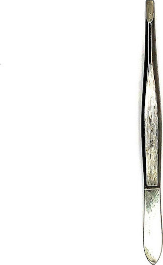 Premax Eyebrow Tweezer with Straight Nose Tweezers Plucking Silver 9cm