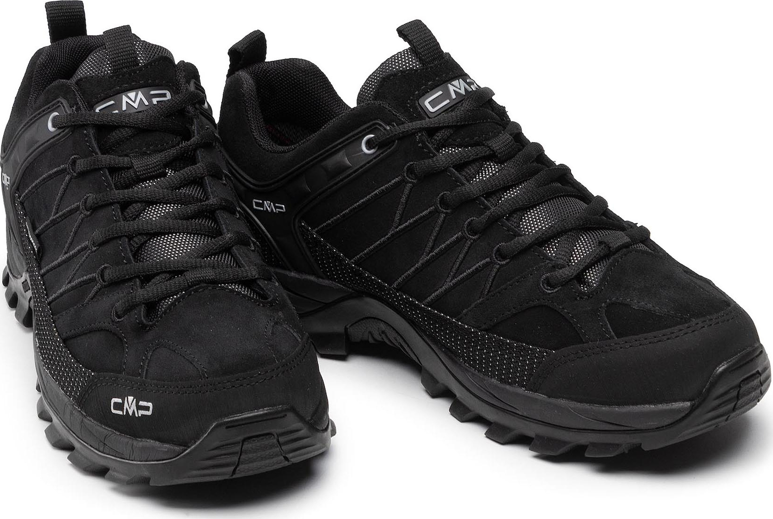 CMP Rigel Low Ανδρικά Μαύρα Παπούτσια Ορειβατικά Αδιάβροχα 3Q13247-72YF
