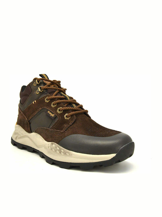 Crossy Leather Brown Men's Boots Anatomical