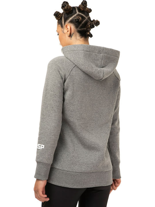 Dansport Women's Hooded Cardigan Gray