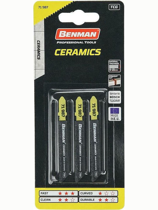 Benman 71987 75mm 3Stück