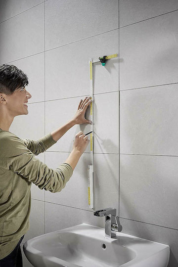 Wolfcraft 5222000 Kunststoff Wasserwaage mit 1 Auge