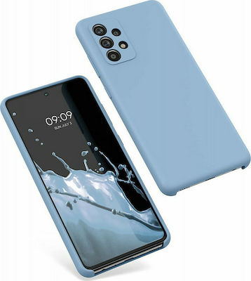 KWmobile Rubber Back Cover Σιλικόνης Dove Blue (Galaxy A52)