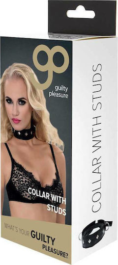 Guilty Pleasure Collar with Studs 2 Κολάρο σε Μαύρο Χρώμα