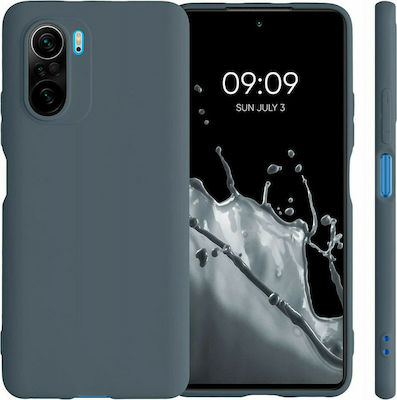 KWmobile Coperta din spate Silicon Slate Grey (Poco F3 / Mi 11i) 54657.202