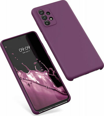 KWmobile Rubber Silicone Back Cover Magenta Purple (Galaxy A52 / A52s)