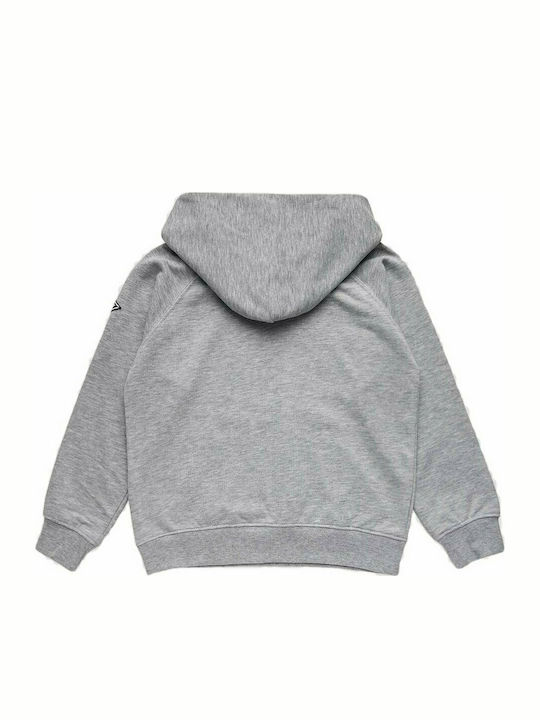 Replay Kinder Sweatshirt mit Kapuze und Taschen Gray