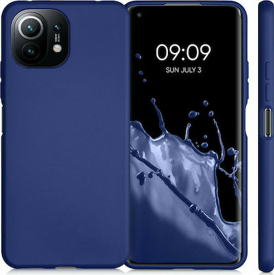 KWmobile Silicone Back Cover Metallic Blue (Mi 11 Lite / 11 Lite 5G / 11 Lite 5G NE)