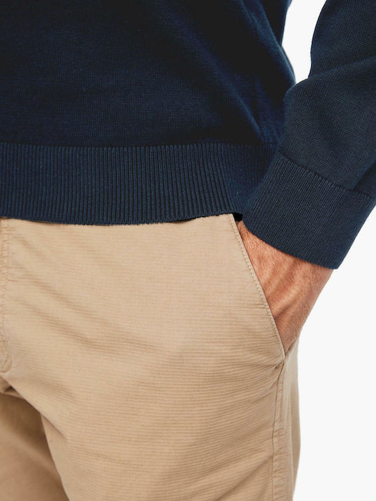 Red Label Long Sleeve Sweater Navy Blue