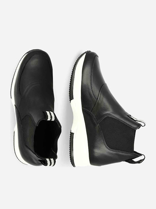 Leather Women's Chelsea Boots Black