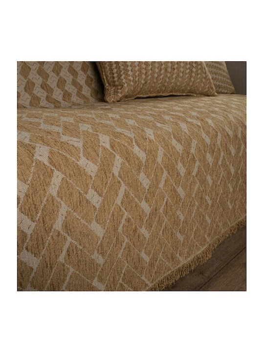 Teoran Manhattan Ριχτάρι Διθέσιου Καναπέ Chenille 180x250εκ. 02