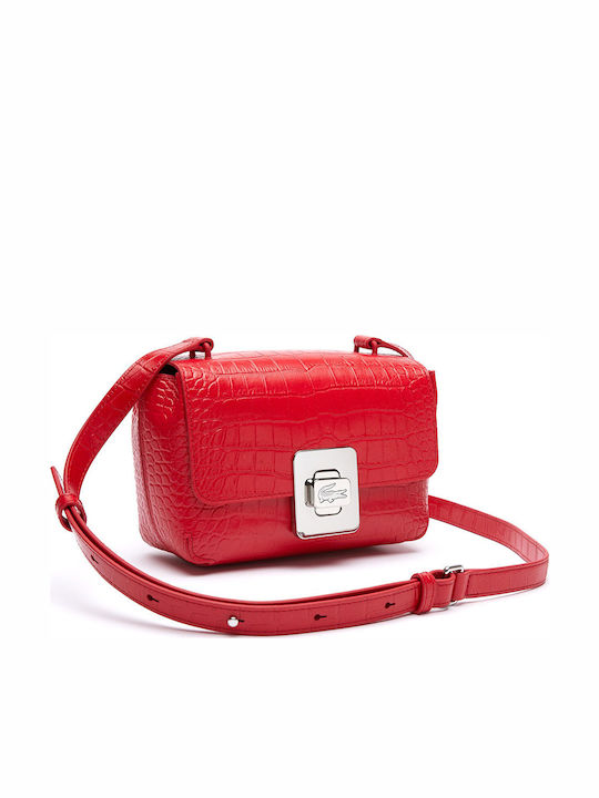 Leather Women's Bag Crossbody Red