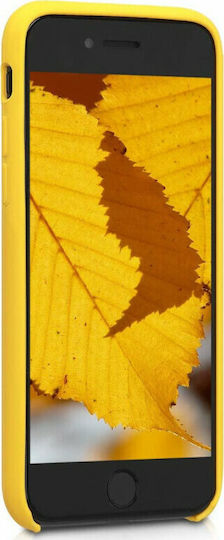 KWmobile Rubber Back Cover Σιλικόνης Vibrant Yellow (iPhone SE 2022/2020)