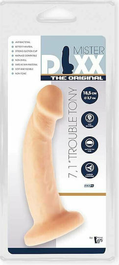 Dream Toys Mr Dixx Trouble Tony Ρεαλιστικό Dildo με Βεντούζα Flesh 18cm