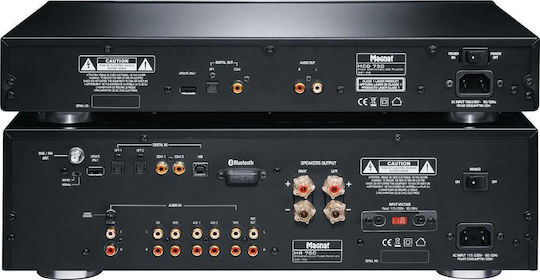 Magnat MR 780 Υβριδικός Ολοκληρωμένος Ενισχυτής Hi-Fi Stereo 100W/4Ω 149518 Μαύρος