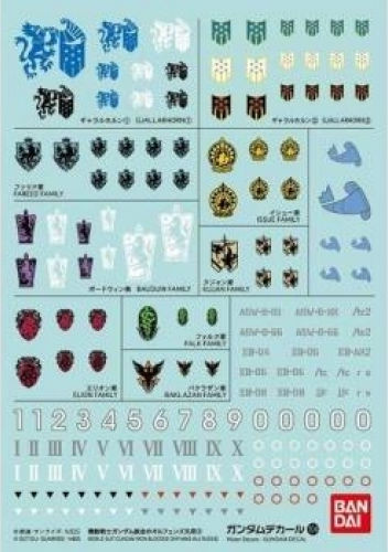 Namco - Bandai Decal Iron-Blooded Orphans Multiuse 2 Φιγούρα Μοντελισμού σε Κλίμακα 1:144