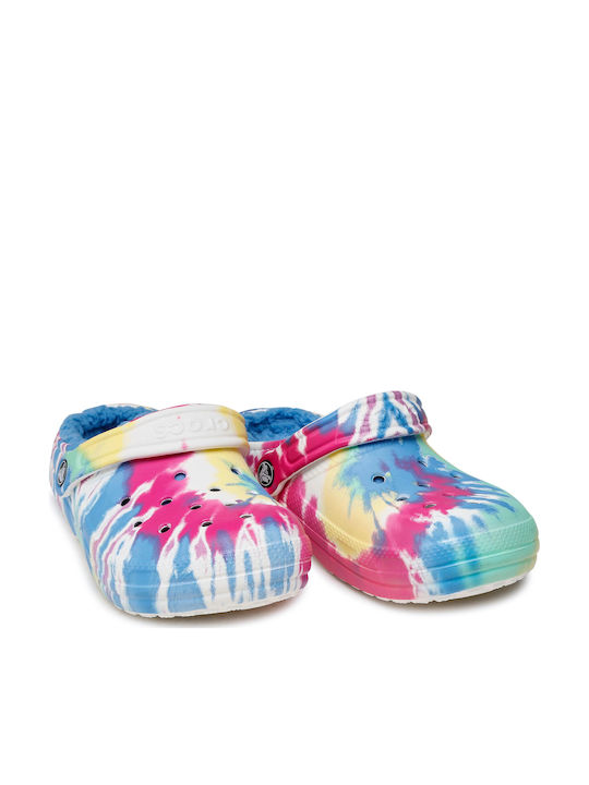 Crocs Classic Lined Tie Dye 206341 Saboti Pentru Femei