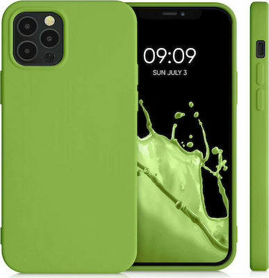 KWmobile Rubberized Silicone Back Cover Green Pepper (iPhone 12 / 12 Pro)