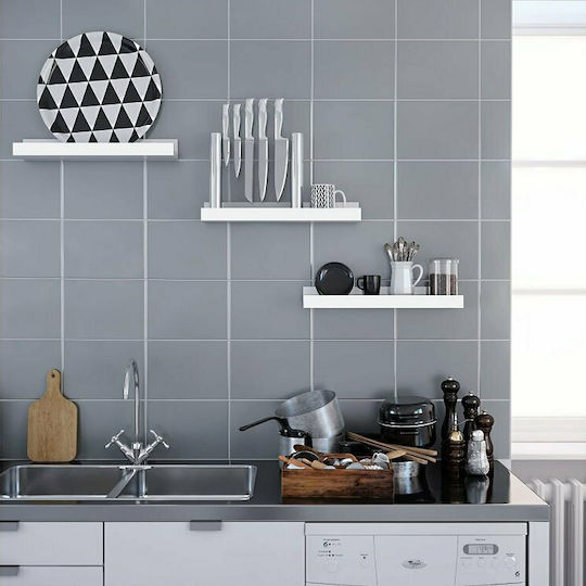 White Wall Shelves 3 Pieces 38x10x5cm