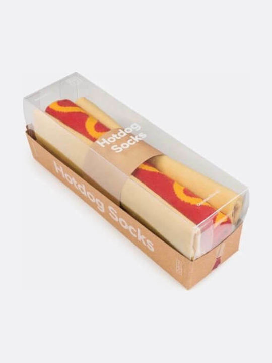 DOIY Hot Dog Gemusterte Socken Mehrfarbig 1Pack
