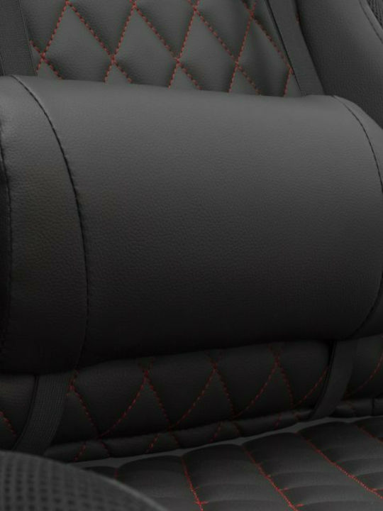 Lamtech LGP022179 Gaming Chair with Adjustable Armrests and RGB Lighting Black
