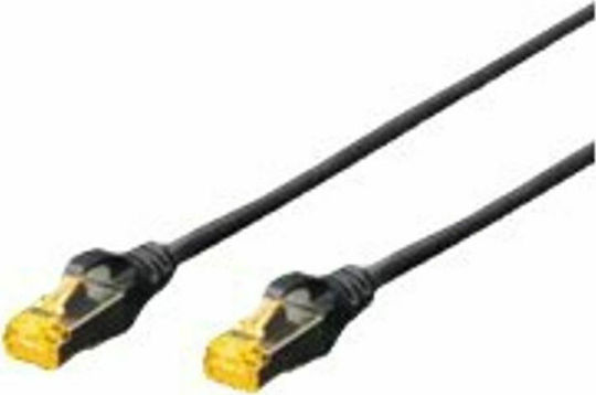 Digitus S/FTP Cat.6a (Gigabit) Καλώδιο Δικτύου Ethernet 7m Μαύρο