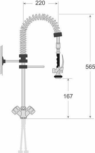 Caff S.L. Commercial Use Sprinkler H56.5cm