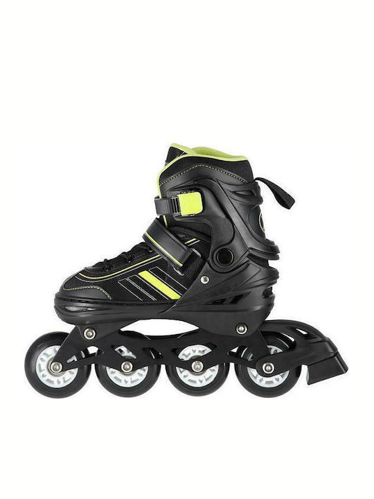 Nils 2 1 In-line & Hockey Inline Αυξομειούμενα Rollers Μαύρα Παιδικά